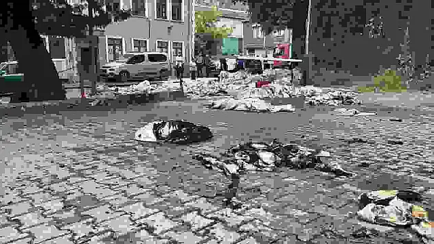tekstil işletmesinde yangın paniği