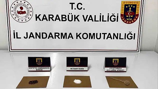 Karabük'te uyuşturucu operasyonu: 3 gözaltı