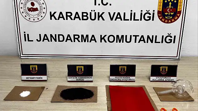 Karabük'te uyuşturucu operasyonu