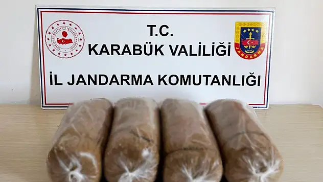 Karabük'te uyuşturucu ve kaçak tütün operasyonu