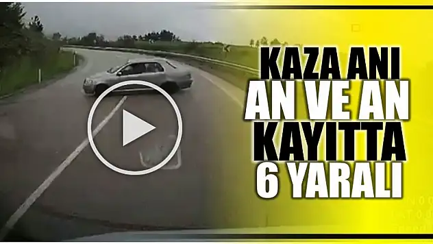 Karabük'teki feci kaza kamerada