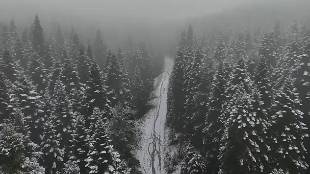 Karabük'ün yüksek kesimleri beyaza büründü