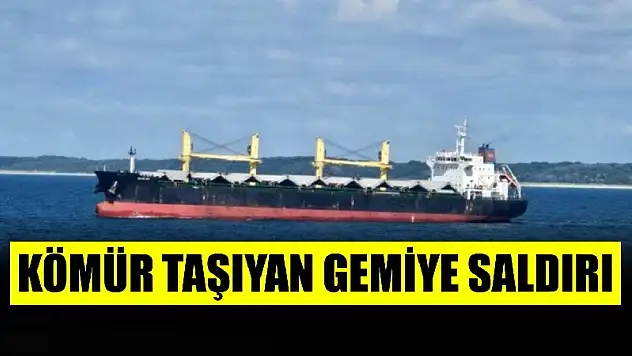 Karadeniz'de kömür yüklü gemiye saldırı