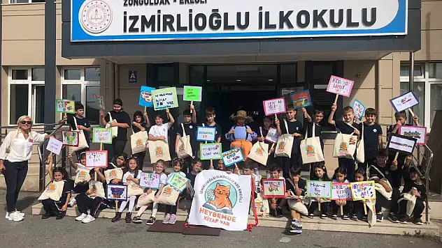 Karadeniz Ereğli'de minik okurlardan