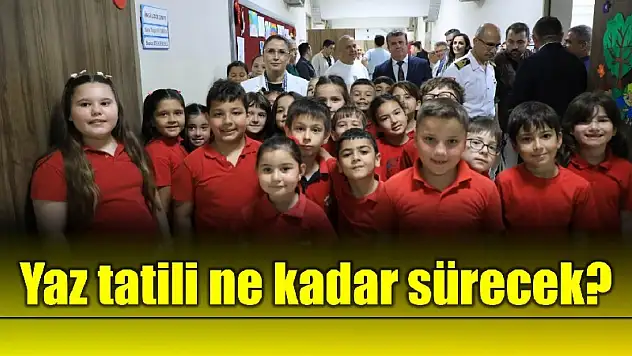 Karneler alındı yaz tatili başladı