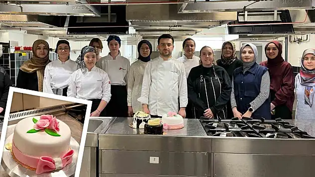 KASEM'de Kendi Yaş Pastalarını Yapıp Sertifika Aldılar