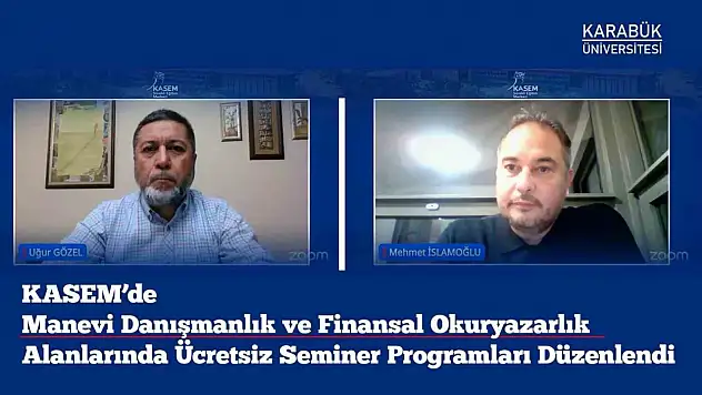 KASEM'den manevi destek ve finansal okuryazarlık alanlarında ücretsiz eğitim programı