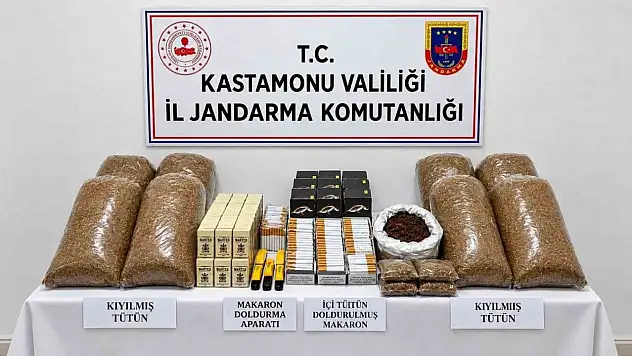 5 bin 480 adet doldurulmuş makaron ele geçirildi