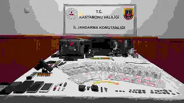 Kastamonu'da kaçak kazı operasyonunda 13 şüpheli gözaltına alındı