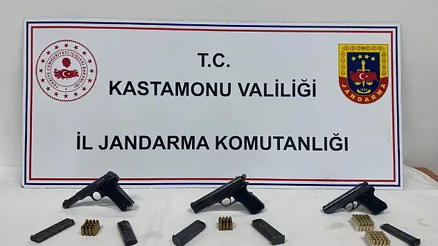 Kastamonu'da kaçak silah operasyonu: 1 gözaltı