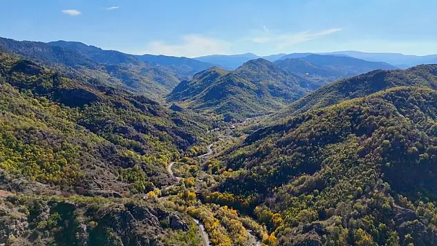 Kastamonu'da mest eden sonbahar manzaraları