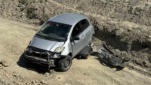 Kastamonu'da otomobil, şarampole düştü: 1 yaralı