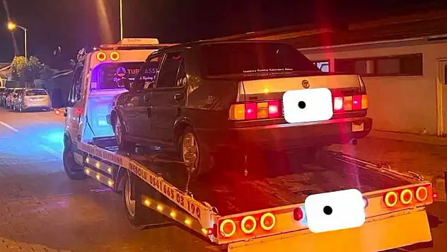 Ses kirliliğine sebep olan 5 araç trafikten men edildi
