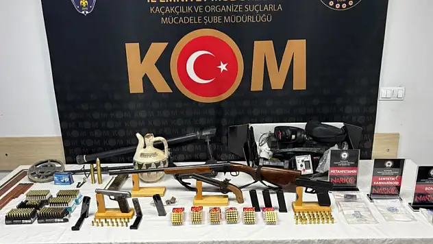 Kastamonu'da tarihi eser ile uyuşturucu madde ele geçirildi: 7 gözaltı