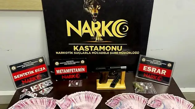 Kastamonu'da uyuşturucu operasyonu: 3 gözaltı