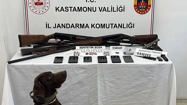 Kastamonu'da uyuşturucu operasyonu: 3 tutuklama