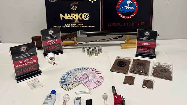Kastamonu'da uyuşturucu operasyonları: 6 gözaltı