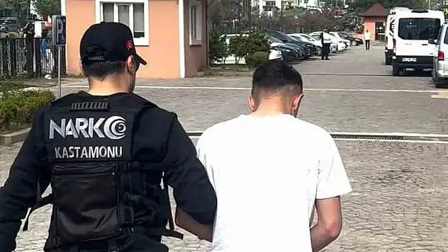 Kastamonu'da uyuşturucuyla yakalanan şahıs tutuklandı