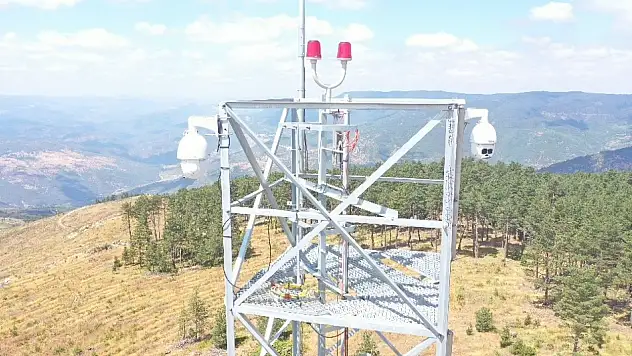 Kastamonu ormanları yangınlardan gözetleme kuleleri ve dronlarla korunuyor