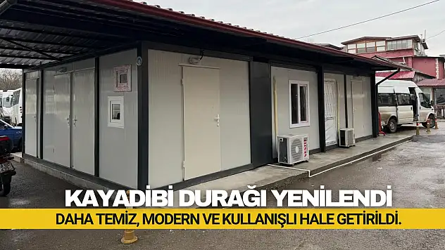 Kayadibi Durağı Yenilendi
