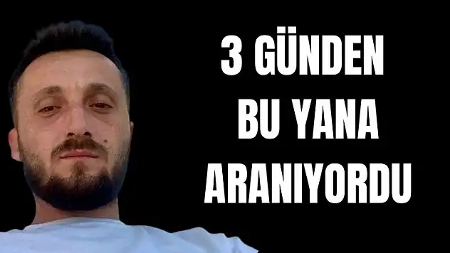 Kayıp şahıstan kötü haber