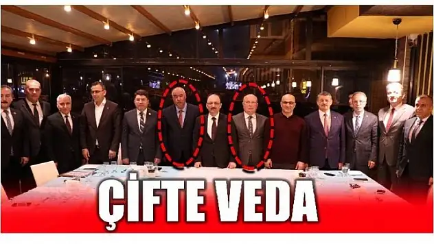 KAYIŞ VE DURSUN İÇİN VEDA YEMEĞİ DÜZENLENDİ