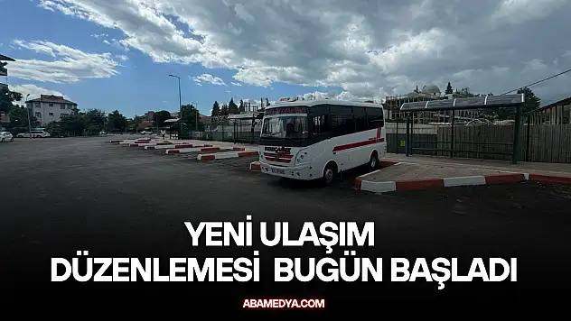 Yeni Ulaşım Düzenlemesi Bugün Başladı