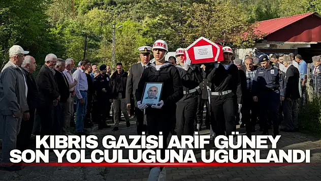Kıbrıs Gazisi Arif Güney Son Yolculuğuna Uğurlandı