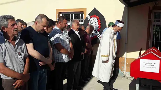 Kıbrıs gazisine son görev