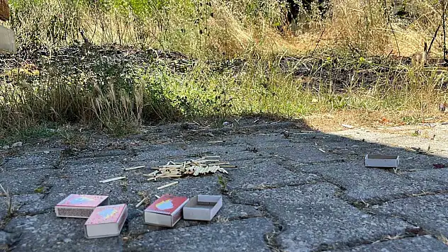 Kibritle oynayan çocuklar yangın çıkardı: Erken müdahale faciayı önledi