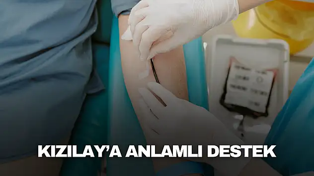 Kızılay'a Anlamlı Destek
