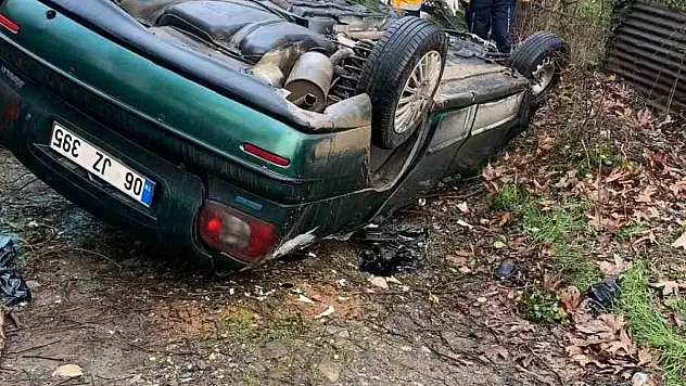 Kontrolden çıkan otomobil takla attı: 1 ölü