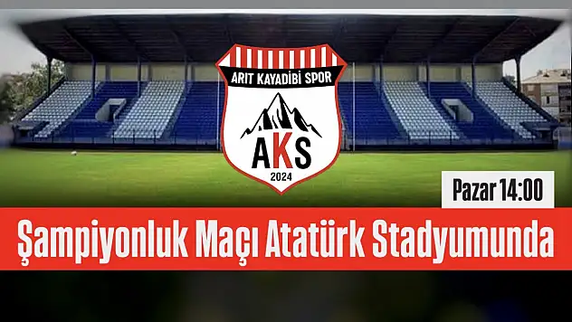 Konvoyla yola çıkılacak Atatürk Stadında şampiyonluk kutlanacak