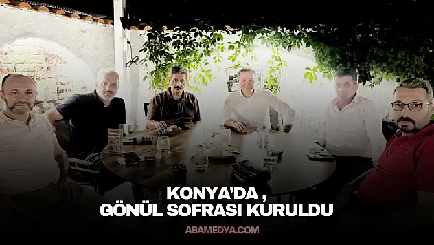Konya'da Gönül Sofrası Kuruldu