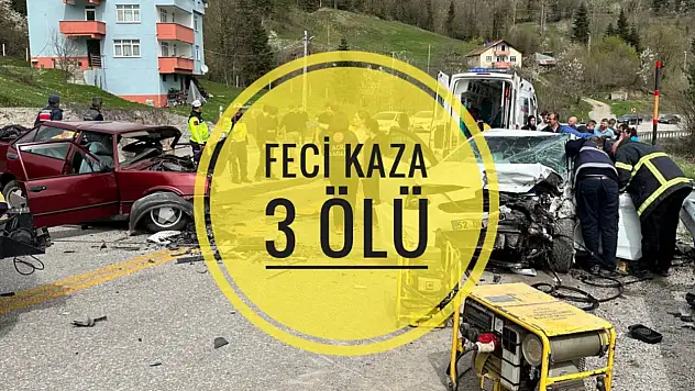 Korkunç kaza 3 can aldı