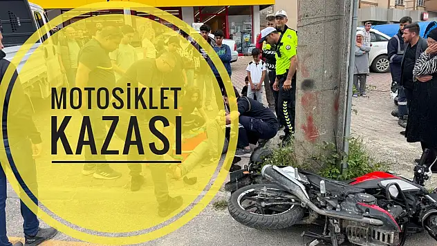 Korkutan motosiklet kazası