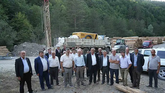 Köylülerden içme suyu için sondaj çalışması yapan Kastamonu Belediyesine tepki: