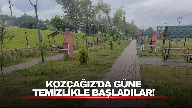 Kozcağız'da Temizlik Seferberliği: Ekipler Sabahın İlk Saatlerinde Sahada