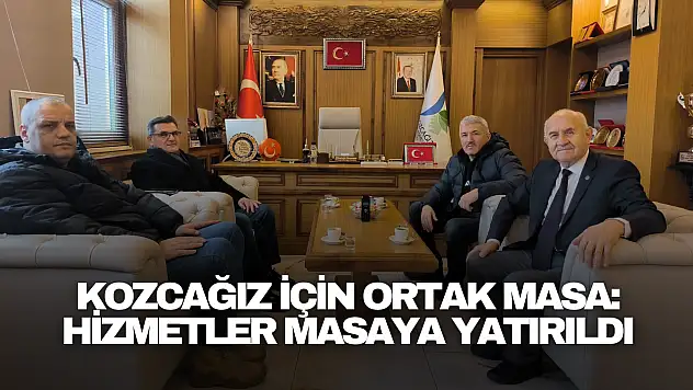 Kozcağız İçin Ortak Masa: Hizmetler Masaya Yatırıldı