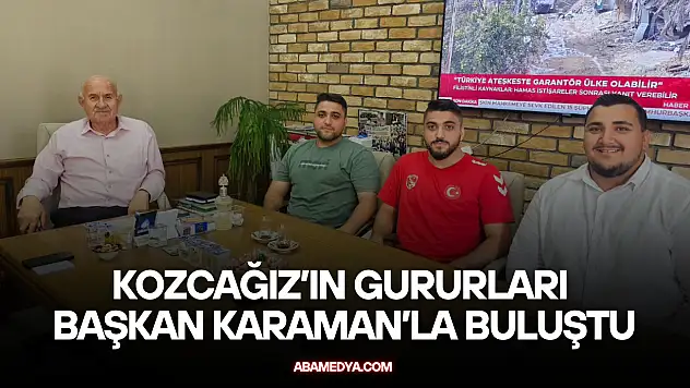 Kozcağız'ın Gururları Başkan Karaman'la Buluştu