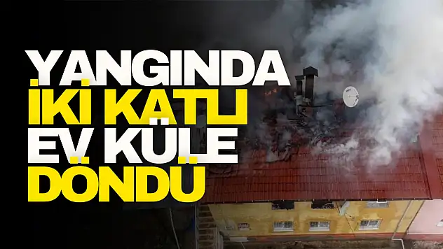 Kumluca'da Afet Konutlarında Yangın Paniği