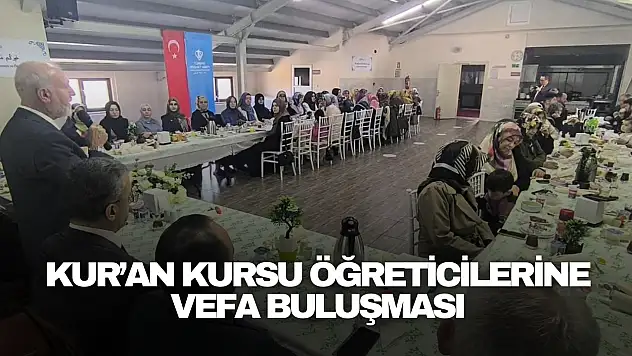 Kur'an Kursu Öğreticilerine Vefa Buluşması