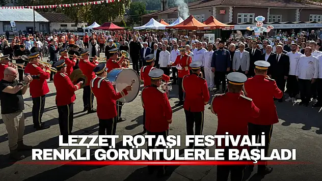 Lezzet Rotası Festivali Renkli Görüntülerle Başladı