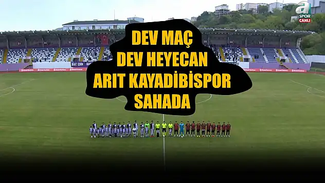 Maç başladı ilk gol sesi geldi