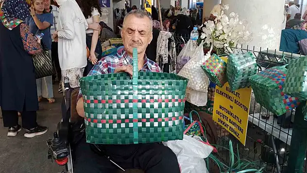 Madende geçirdiği iş kazası nedeniyle engelli kalan vatandaşın azmi örnek oldu