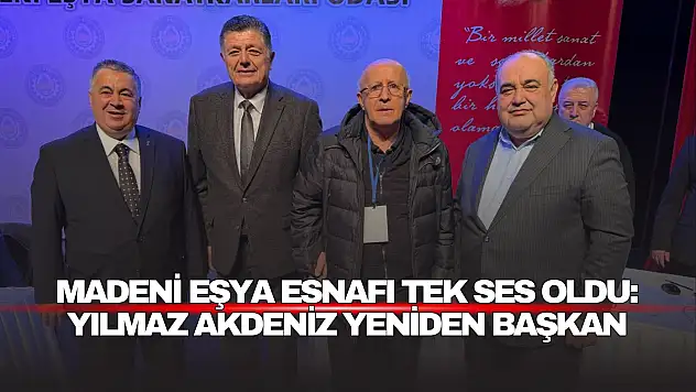 Madeni Eşya Esnafı Tek Ses Oldu