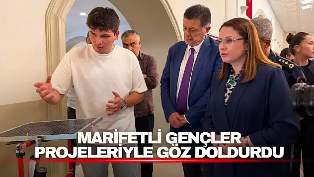 Marifetli gençler projeleriyle göz doldurdu