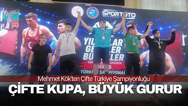 Mehmet Kök'ten Çifte Türkiye Şampiyonluğu