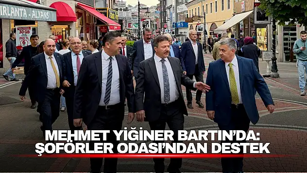 Mehmet Yiğiner Bartın'da