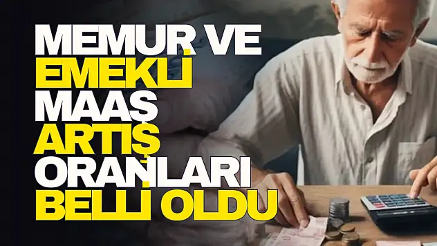 Memur ve emeklinin ocak zammı belli oldu